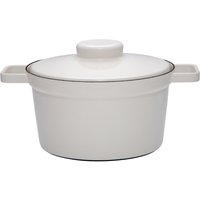 Riess Emailletopf Aromapot 24 cm 3,5 l leichtes Grau von Riess