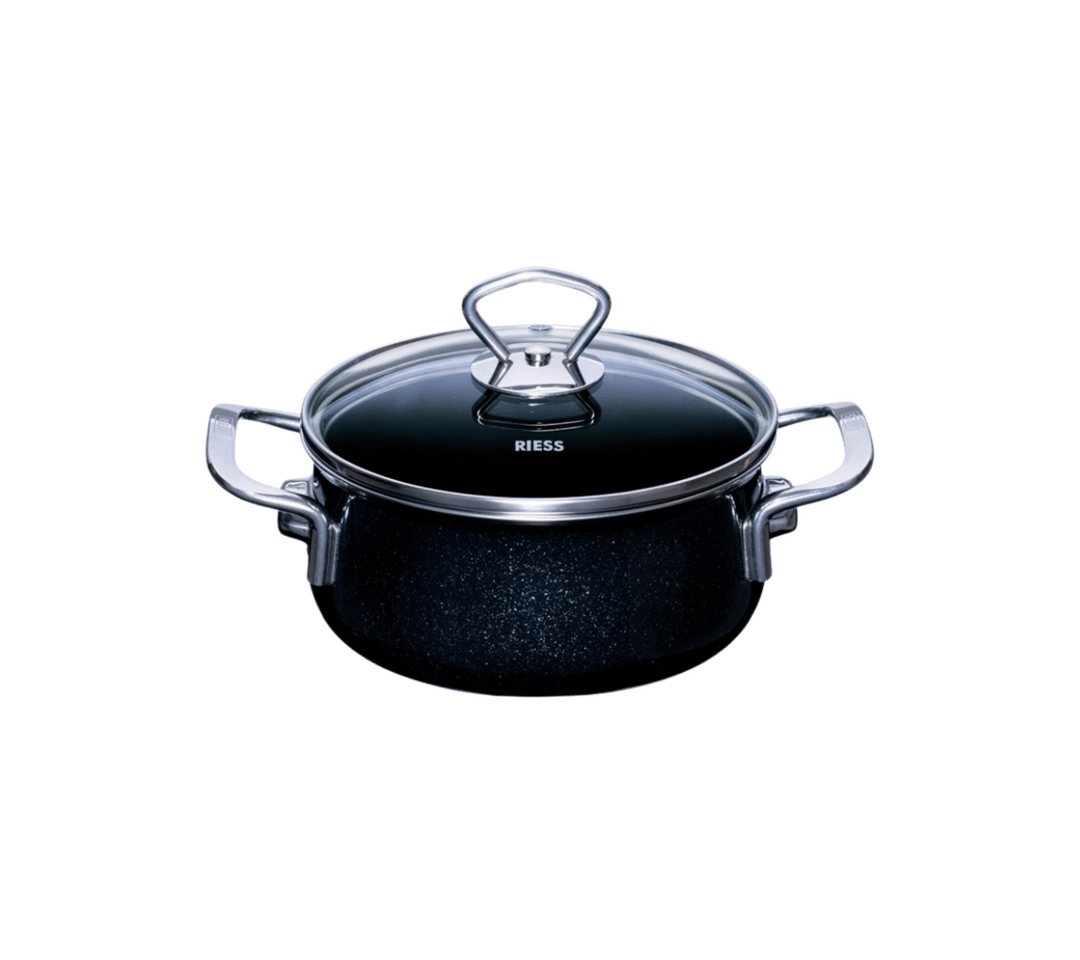 Riess Kasserolle NOUVELLE Kasserolle mit Glasdeckel 1 l Schwarz Riess Kasserolle NOUVELLE Kasserolle mit Glasdeckel 1 l Schwarz von Riess
