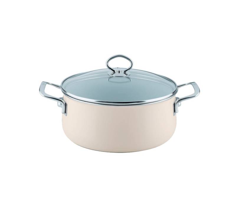 Riess Kasserolle NOUVELLE Kasserolle mit Glasdeckel 4 l Beige Riess Kasserolle NOUVELLE Kasserolle mit Glasdeckel 4 l Beige von Riess