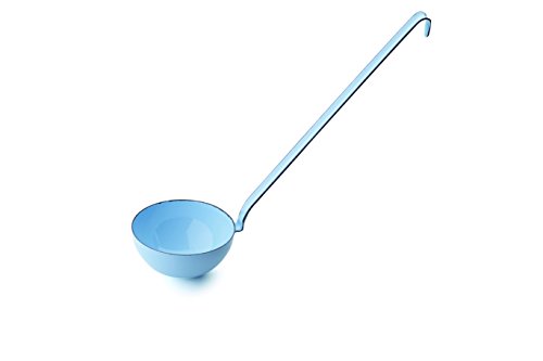 Riess, 0309-006, Schöpflöffel 9, CLASSIC - BUNT/PASTELL, Farbe Pastell-Blau, Durchmesser 9 cm, Höhe 8 cm, Emaille Riess, 0309-006, Schöpflöffel 9, CLASSIC - BUNT/PASTELL, Farbe Pastell-Blau, Durchmesser 9 cm, Höhe 8 cm, Emaille von Riess