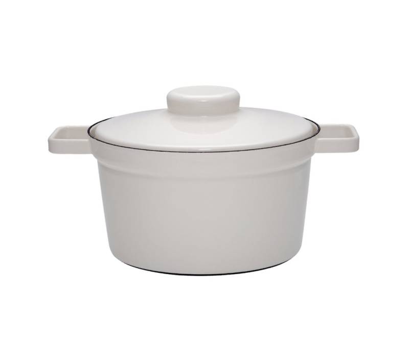 Riess Kochtopf Aromapots Topf mit Deckel Ø24cm Hellgrau von Riess