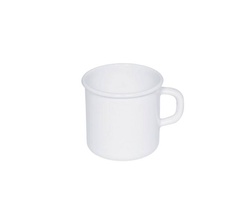 Riess Kochtopf Classic Weiss Topf mit Bördel 3/8 l, Emaille von Riess