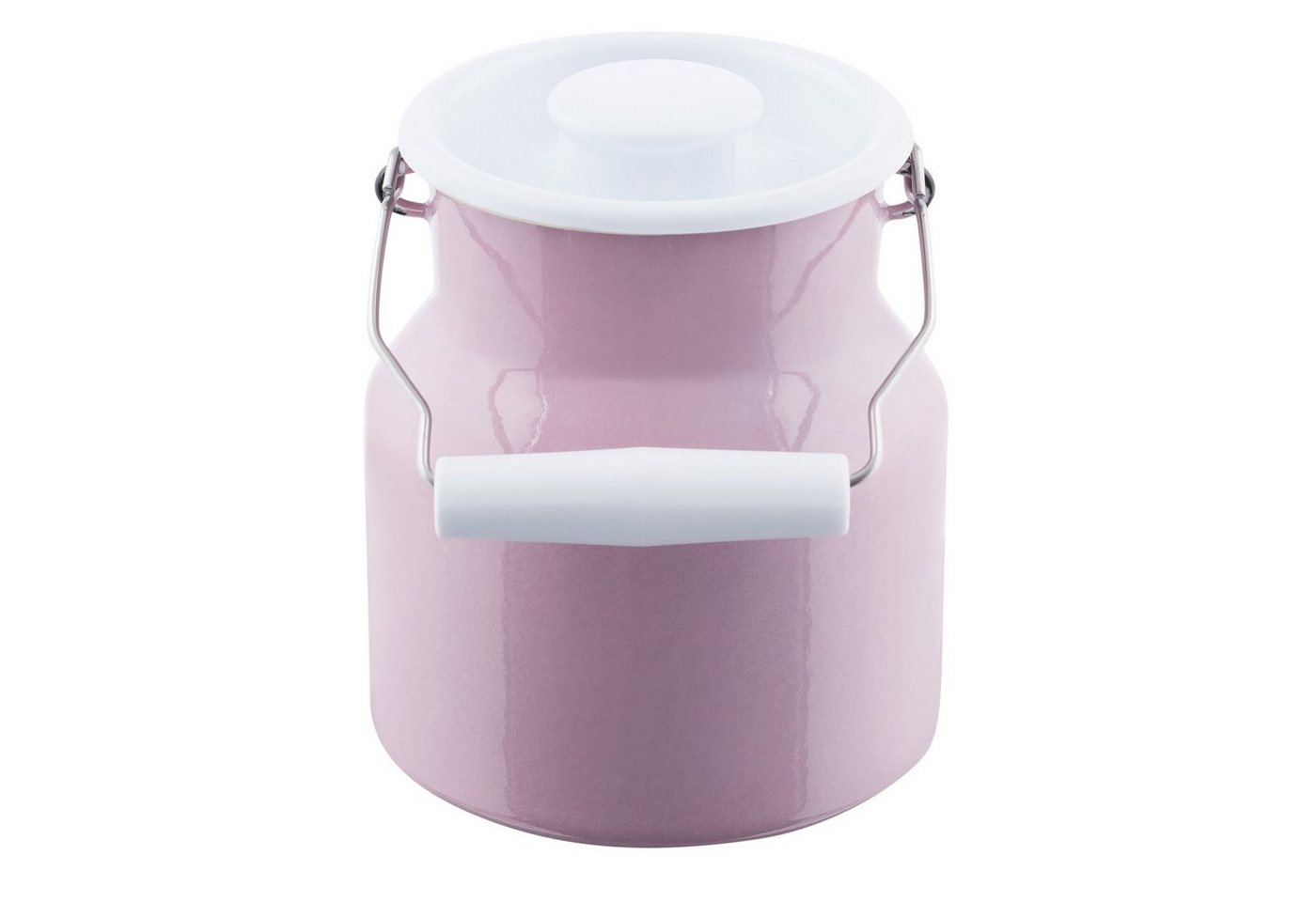Riess Milchkanne Milchkanne mit Deckel 1 Liter Classic Color, (Stück, 1-St., 1 Milchkanne), Empfohlen bei Nickelallergie von Riess