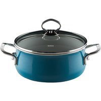 Riess Nouvelle Aquamarin extra stark Kasserolle 20 cm / 2,0 L - Emaille von Riess