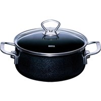 Riess Nouvelle Black Magic extra stark Kasserolle 20 cm / 2,0 L - Emaille von Riess