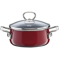 Riess Nouvelle Rosso extra stark Kasserolle 16 cm / 1,0 L - Emaille von Riess