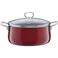 Riess Nouvelle Rosso extra stark Kasserolle 24 cm / 4,0 L - Emaille von Riess