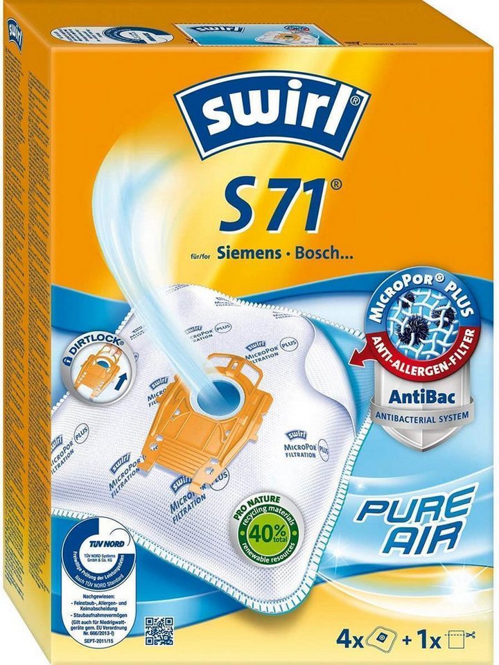 Riess Vorratsdose SWIRL Staubbeutel S71, emaille von Riess