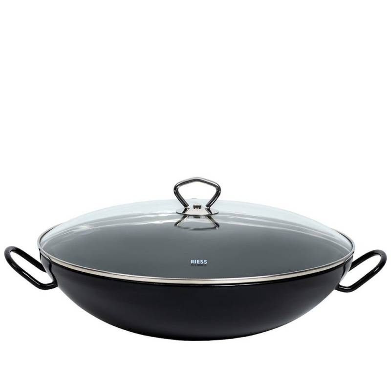 Riess Wok Classic Schwarzemaille von Riess