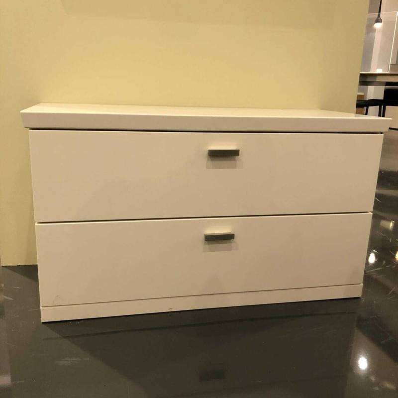 Kommode Fresno Holz Lack Crema von Rietberger Möbelwerke