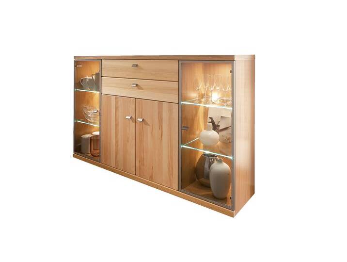 RMW Highboard VIVA in Front: Kernbuche massiv PG 1 von Rietberger-Möbelwerke