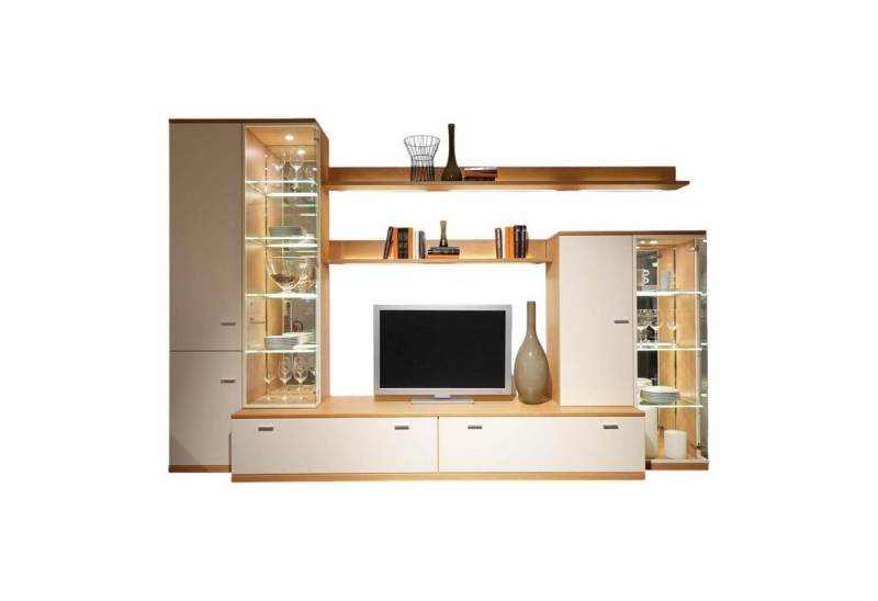 Rietberger Möbelwerke Anbauschrank Wohnwand Vancouver 21 21628 Korpus Eiche Sand Front von Rietberger Möbelwerke