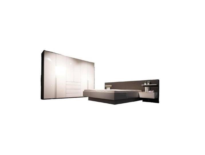 Rietberger Möbelwerke Komplettschlafzimmer Schlafzimmer Valea S71 Lack Brilliantgrau Und Glas, grau von Rietberger-Möbelwerke