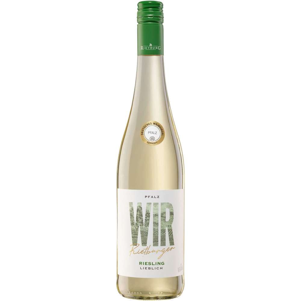 Wir Rietburger Weißwein Riesling QbA lieblich 0,75l Wir Rietburger Weißwein Riesling QbA lieblich 0,75l von Rietburg