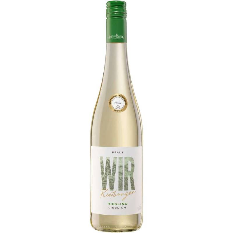 Wir Rietburger Weißwein Riesling QbA lieblich 0,75l von Rietburg