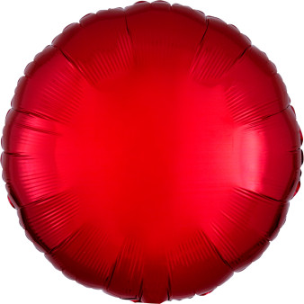 Riethmueller Folienballon rund rot Ø 43 cm 1 Stück von Riethmueller