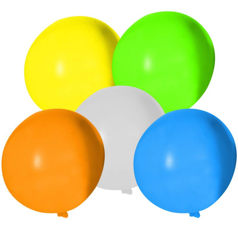 Riethmueller XXL-Latexballon Ø 61 cm 5-fach sortiert von Riethmueller
