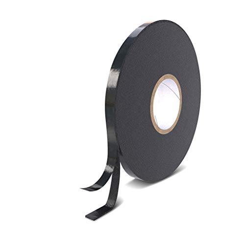 Rietlow® Doppelseitiges Klebeband Extra Stark - Universal Montageband aus widerstandsfähigem PE-Schaum - Spiegelklebeband - Schaumband - Schwarzes beidseitiges Klebeband (10mm x 10m) von Rietlow