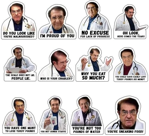 Dr Now Magnets Fridge,Funny Dr. Nowzaradan Fridge Magnet, Strong Magnets, Black Text,Motivational Diet Helper,Cute and Fun Magnetic Accessories for Refrigerators and Cars (18 Pcs) von Rietoiu
