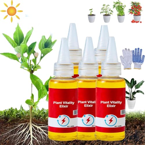 Limetown Plant Fertilizer,2024 New Limetown Phytovitamin Solution,50ml Limetow Plant Vitality Elixir,Improve Plant Vitality and Enhance Plant Photosynthesis,Suitable for All Plant Types (5 Pcs) von Rietoiu