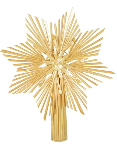 Riffelmacher 75750 - Baum-Spitze aus Stroh, Größe 25 cm, Natur, Weihnachtsbaum-Schmuck, Dekoration, Weihnachten, Bescherung, Heilig Abend Riffelmacher 75750 - Baum-Spitze aus Stroh, Größe 25 cm, Natur, Weihnachtsbaum-Schmuck, Dekoration, Weihnachten, Bescherung, Heilig Abend von Riffelmacher & Weinberger