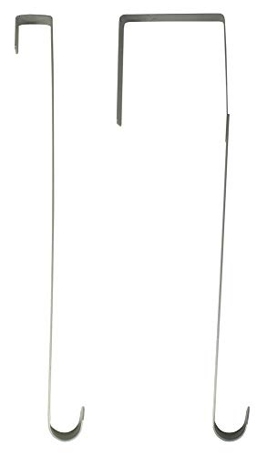 Riffelmacher & Weinberger Außentür Türhaken für Kränze 26cm 2er Set Silber Metall 100% von Riffelmacher & Weinberger