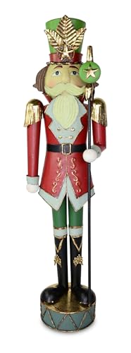 Riffelmacher Deko-Nussknacker | 2 m groß | 56 x 39 x 202 cm | Metall | Rot Grün Gold | XXL Weihnachtsfigur für Innenräume & Events | 18389 Riffelmacher Deko-Nussknacker | 2 m groß | 56 x 39 x 202 cm | Metall | Rot Grün Gold | XXL Weihnachtsfigur für Innenräume & Events | 18389 von Riffelmacher & Weinberger