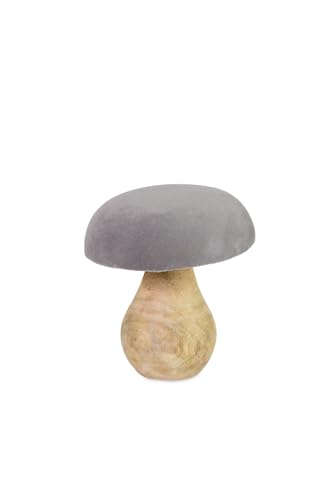 Riffelmacher Deko-Pilz aus Mangoholz mit grauem Samthut 8×10 cm Naturdeko in Braun & Grau Herbstdeko & Wohnaccessoire 74546 Riffelmacher Deko-Pilz aus Mangoholz mit grauem Samthut 8×10 cm Naturdeko in Braun & Grau Herbstdeko & Wohnaccessoire 74546 von Riffelmacher & Weinberger