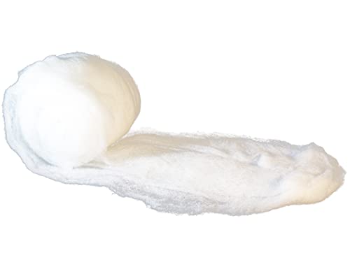 Riffelmacher Deko Schneewatte 100g 68261 | Weiß - Zubehör Weihnachtskrippe Kurrende Engelskapelle Modelleisenbahn Winterdeko von Riffelmacher & Weinberger