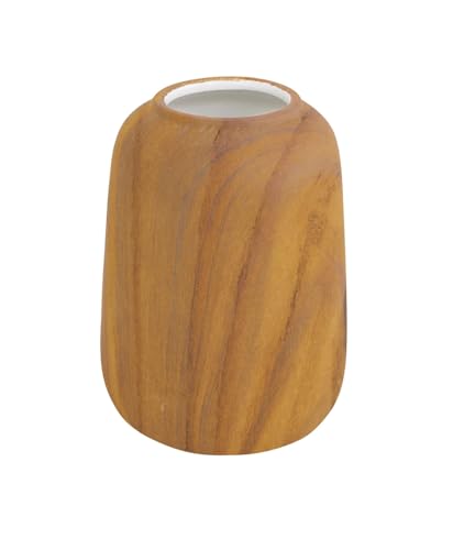Riffelmacher Deko Vase Porzellan | Holzdesign Hellbraun | 13×17 cm | Winterdeko Modern | 07803 Riffelmacher Deko Vase Porzellan | Holzdesign Hellbraun | 13×17 cm | Winterdeko Modern | 07803 von Riffelmacher & Weinberger