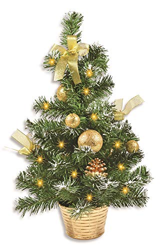 Riffelmacher Geschmückter Weihnachtsbaum beleuchtet 50cm 20257 - Gold - Weihnachtsbaum mit Lichterkette Schleifen Christbaumkugeln Riffelmacher Geschmückter Weihnachtsbaum beleuchtet 50cm 20257 - Gold - Weihnachtsbaum mit Lichterkette Schleifen Christbaumkugeln von Riffelmacher & Weinberger
