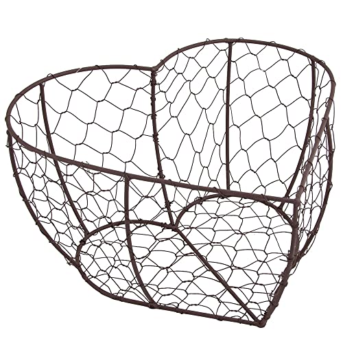 Riffelmacher Herz Metallkorb 08212 | 26 x 13 cm - Drahtkorb von Riffelmacher & Weinberger
