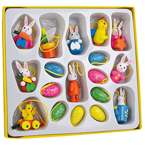 Riffelmacher Osterbehang Osteranhänger ca. 3,5 cm 07454 | 18 TLG. - Osterdeko Riffelmacher Osterbehang Osteranhänger ca. 3,5 cm 07454 | 18 TLG. - Osterdeko von Riffelmacher & Weinberger