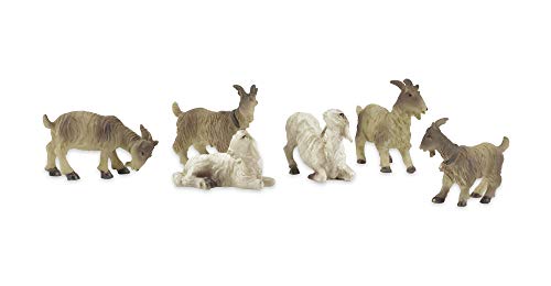 Riffelmacher Schafe und Ziegen 6-TLG. - 2-4cm - 78034 - für 10cm große Krippenfiguren - Weihnachtskrippe Handarbeit Weihnachtswunder Jesus Geburt Heiligabend Dekoration Riffelmacher Schafe und Ziegen 6-TLG. - 2-4cm - 78034 - für 10cm große Krippenfiguren - Weihnachtskrippe Handarbeit Weihnachtswunder Jesus Geburt Heiligabend Dekoration von Riffelmacher & Weinberger