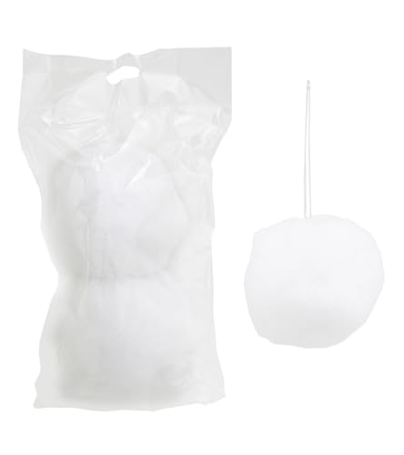 Riffelmacher Schneeball Deko | 2er Set | Ø 12 cm |weicher Kunststoff zum Hängen | Winterliche Weihnachtskugeln in Schneeoptik | 68727 Riffelmacher Schneeball Deko | 2er Set | Ø 12 cm |weicher Kunststoff zum Hängen | Winterliche Weihnachtskugeln in Schneeoptik | 68727 von Riffelmacher & Weinberger