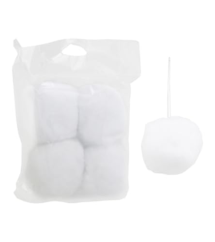 Riffelmacher Schneeball Deko 4er Set zum Hängen | Ø 9 cm | Weiß & weich | Winterliche Weihnachtsdeko für Baum & Fenster | 68726 Riffelmacher Schneeball Deko 4er Set zum Hängen | Ø 9 cm | Weiß & weich | Winterliche Weihnachtsdeko für Baum & Fenster | 68726 von Riffelmacher & Weinberger