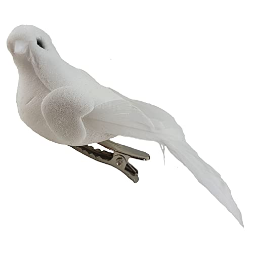 Riffelmacher & Weinberger Holz Dekoklammern Tauben 6-TLG. - 8cm | 07571 - Hochzeitsdekoration von Riffelmacher & Weinberger