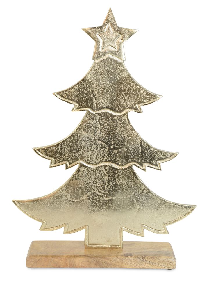 Riffelmacher Baum stehend aus Metall 31 x 44 cm gold Riffelmacher Baum stehend aus Metall 31 x 44 cm gold von Riffelmacher