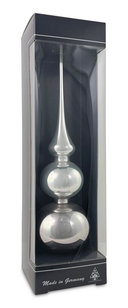 Riffelmacher Christbaumspitze Glas Steel 31 cm von Riffelmacher