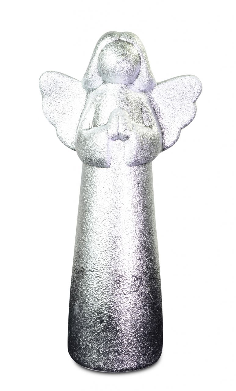 Riffelmacher Dekofigur Engel silber 13 x 26 cm Riffelmacher Dekofigur Engel silber 13 x 26 cm von Riffelmacher