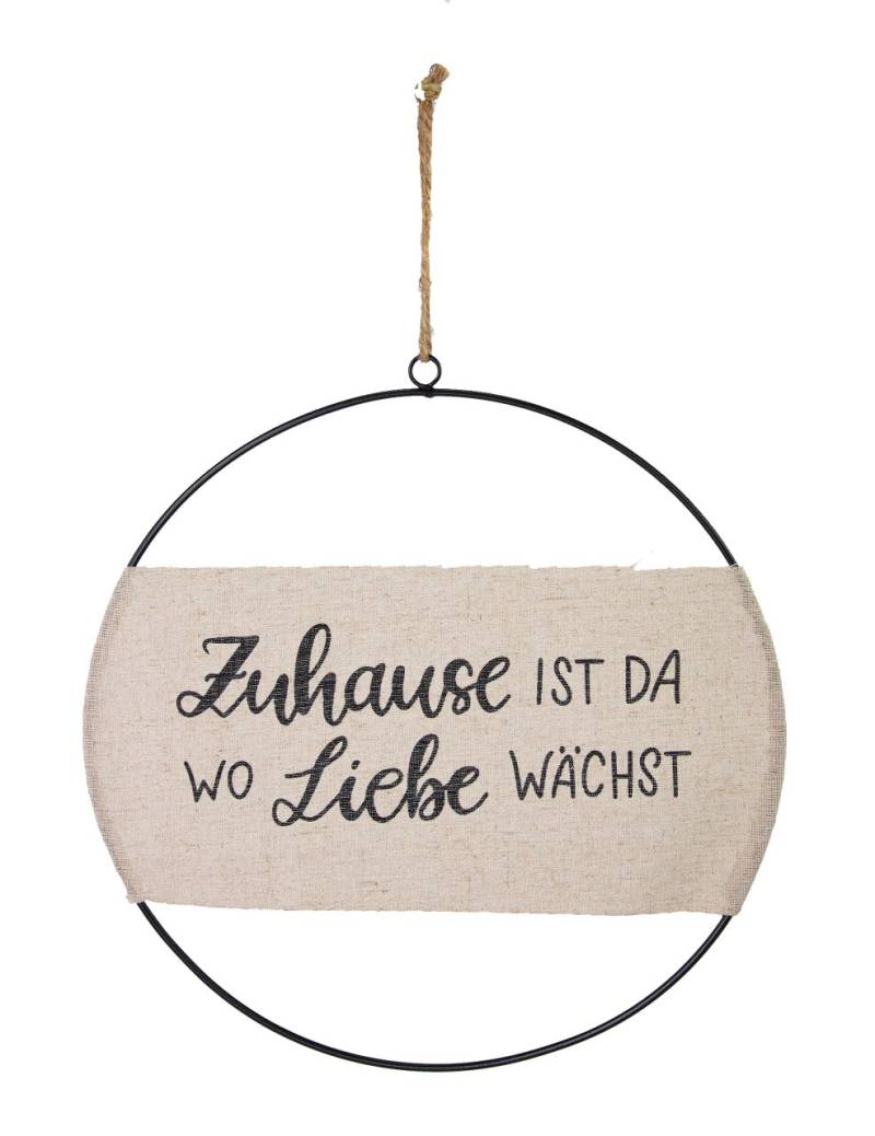 Riffelmacher Dekoring aus Metall Zuhause zum Hängen Ø 30 cm von Riffelmacher
