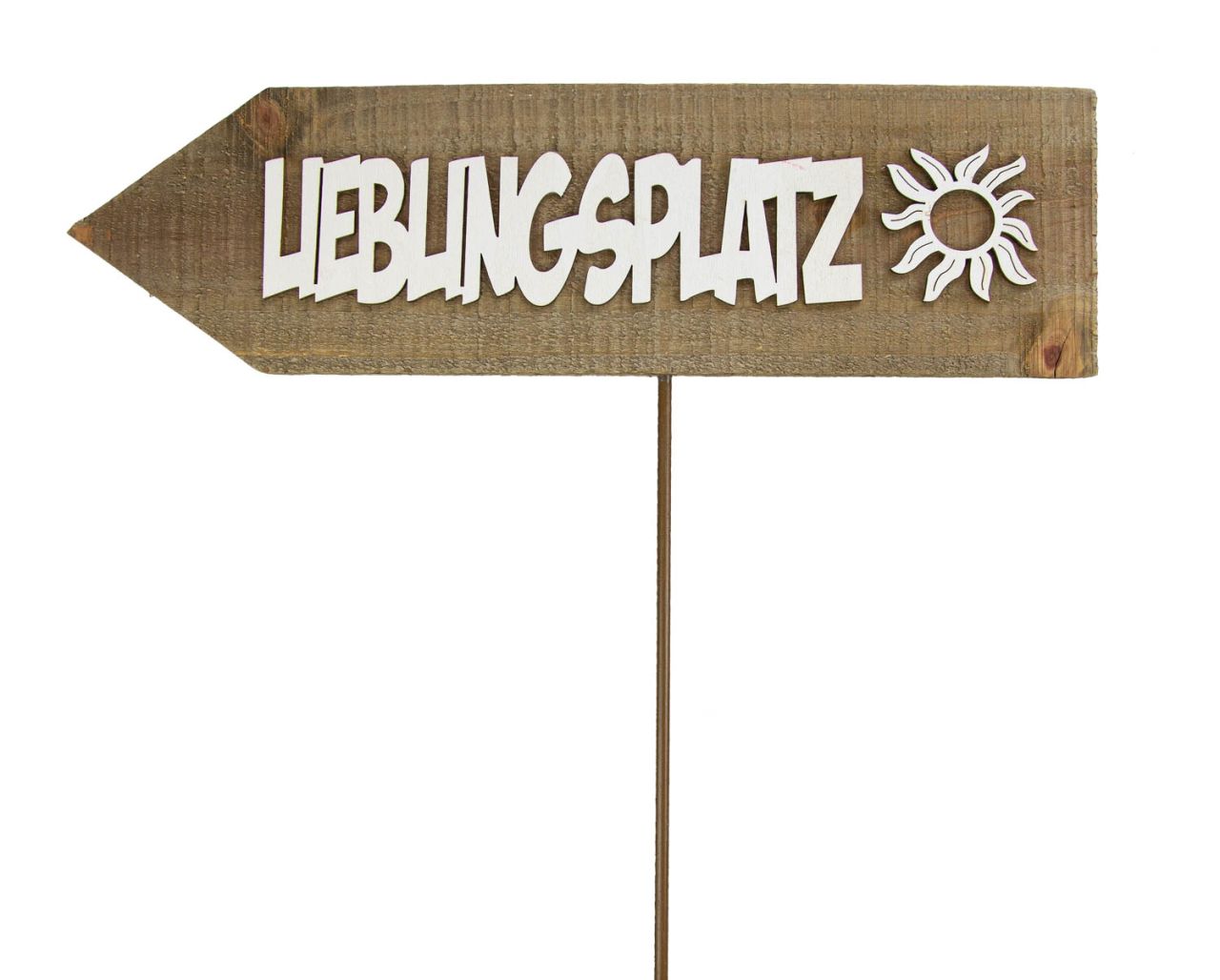 Riffelmacher Dekoschild Lieblingsplatz zum Stecken 35 x 9,7 x 1,3 cm von Riffelmacher