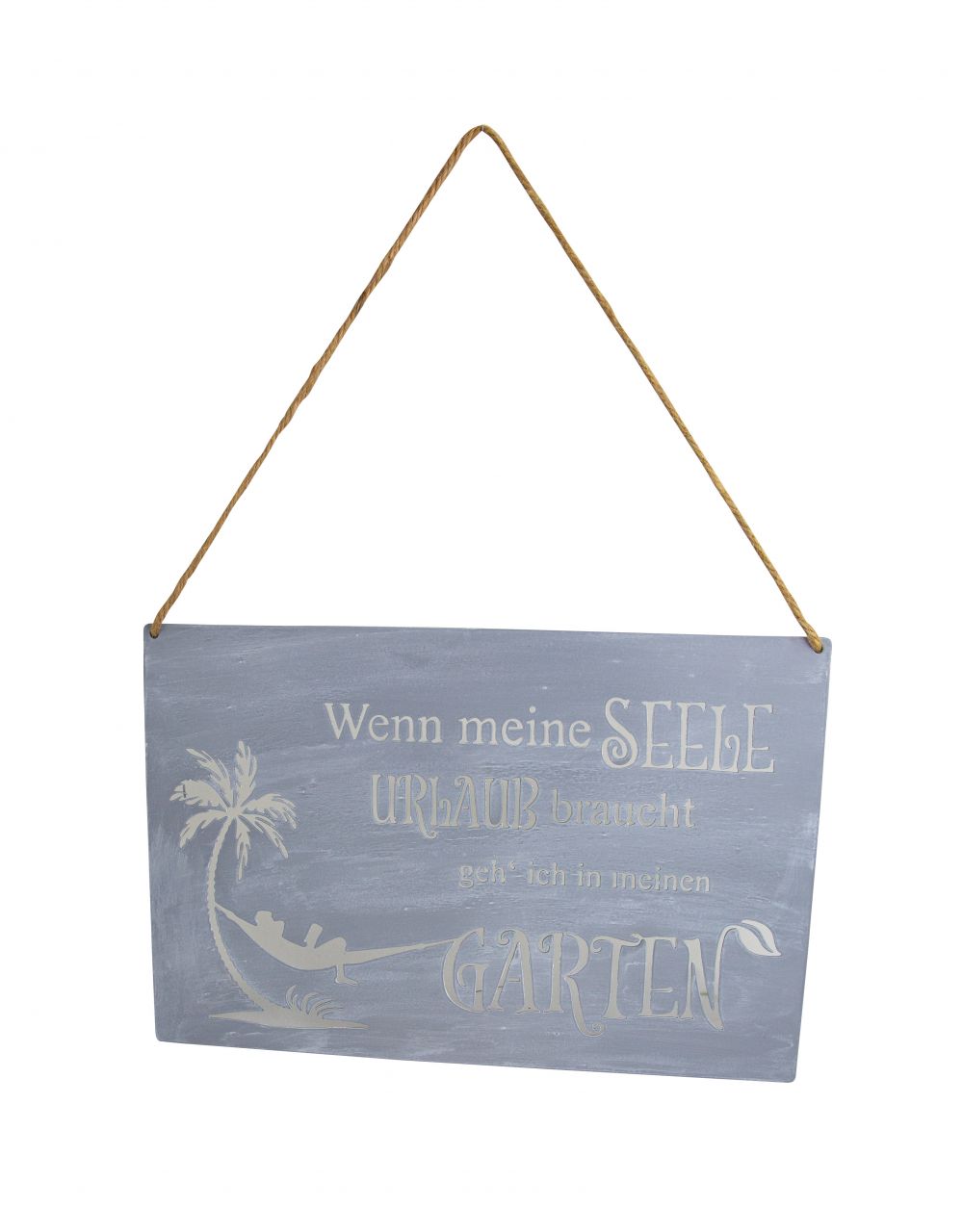 Riffelmacher Dekoschild z. Hängen Seele Urlaub 30 x 20 cm von Riffelmacher