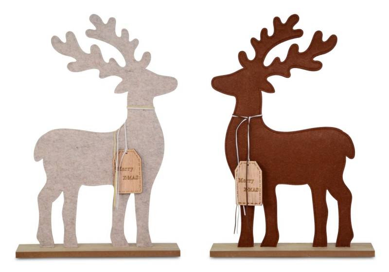Riffelmacher Hirsch 40 x 7 x 59 cm creme oder braun Riffelmacher Hirsch 40 x 7 x 59 cm creme oder braun von Riffelmacher