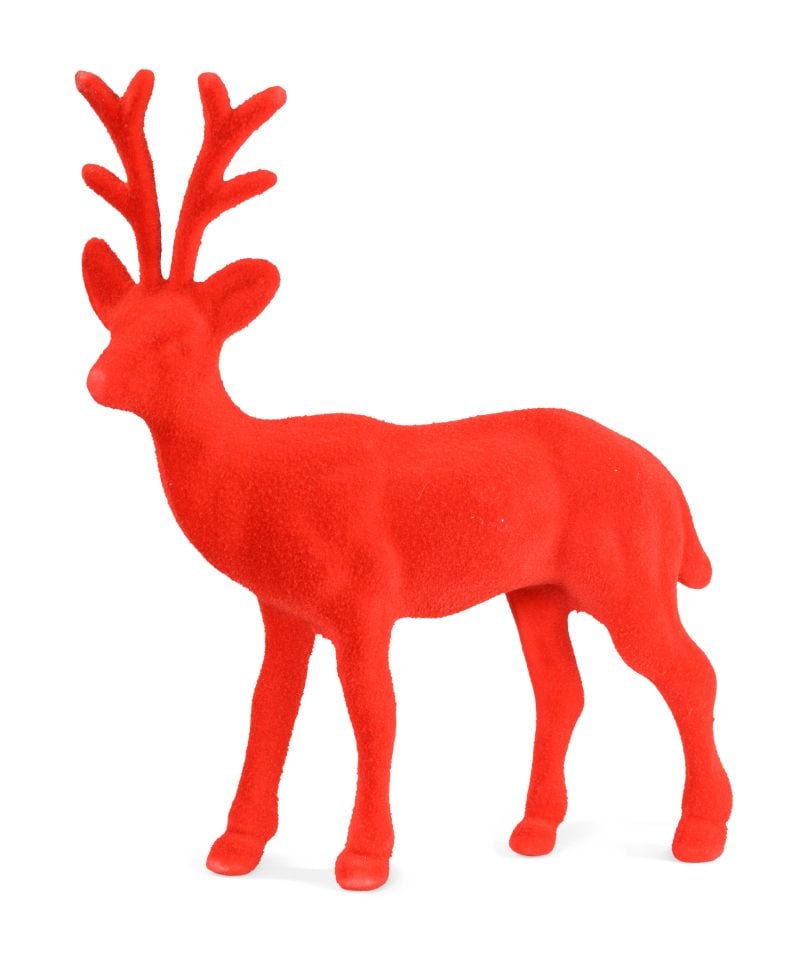 Riffelmacher Hirsch aus rotem Samt 17 x 20 cm Riffelmacher Hirsch aus rotem Samt 17 x 20 cm von Riffelmacher