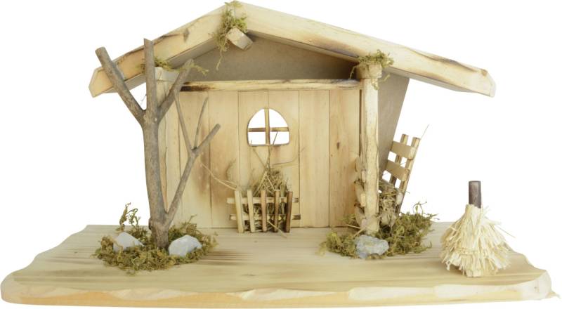 Riffelmacher Krippe Berghütte 42 x 19 x 22 cm von Riffelmacher