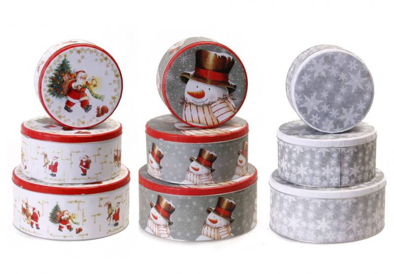 Riffelmacher Metalldosen 3-er Set verschiedene Motive von Riffelmacher