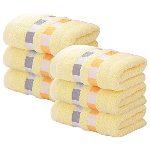 Rifuli 6PC Handtuch absorbierend reinigen und einfache zu reinigen Baumwoll-absorbierende weiche geeignet für KüchenBadezimmer-Wohnzimmer Badetuch Herren (2-A, One Size) von Rifuli