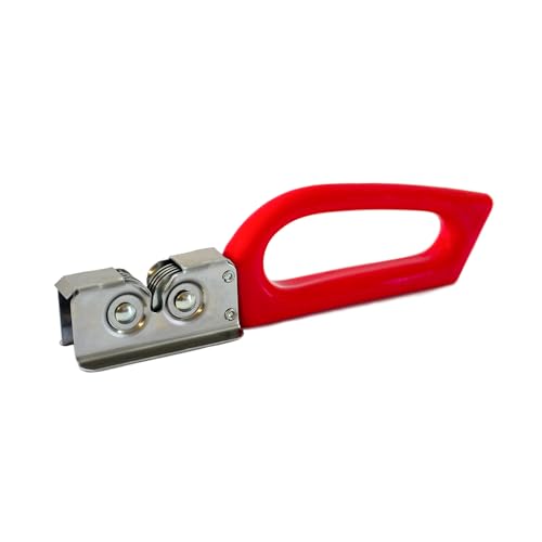 Rigamonti R.F.V. Quality Messerschärfer Easy Sharp Art.1, Polypropylen und Edelstahl, rot von Rigamonti