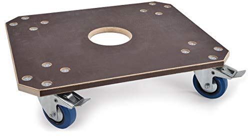 Riggatec Professionelle Rollboard Caster, 450 kg Kapazität, Grau, Metall, Rollwagen von Riggatec